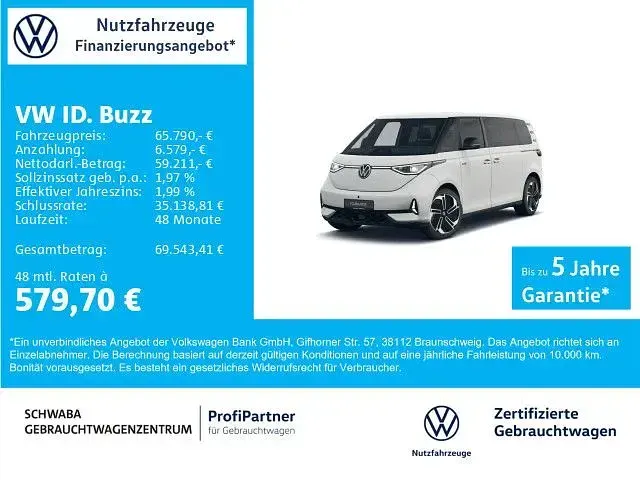Gebraucht VW ID. Buzz GTX 250 kW (340 PS) 2025 Candyweiß Van / Kleinbus