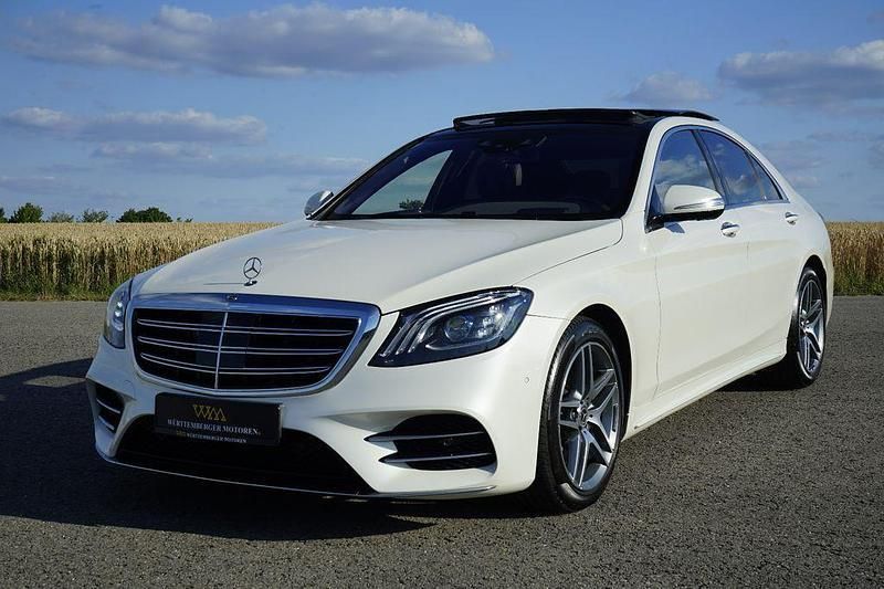 Diamantweiss Gebraucht 2018 Mercedes S560 AMG Limousine | 46.900 € (Superpreis) - Bild 1/4
