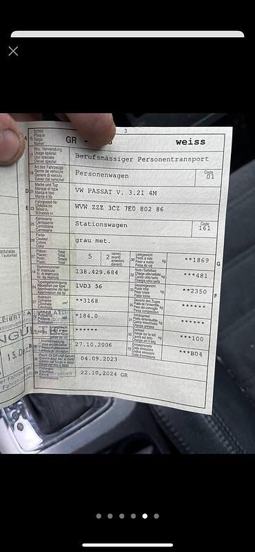 Gebraucht VW Passat 250 PS (183 kW) 2006 Grau Kombi