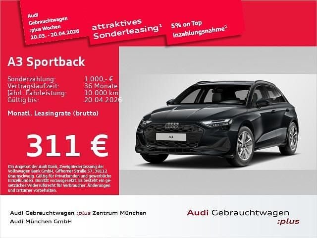 Gebraucht Audi A3 Ambiente 150 PS (110 kW) 2025 Manhattangrau metallic Limousine