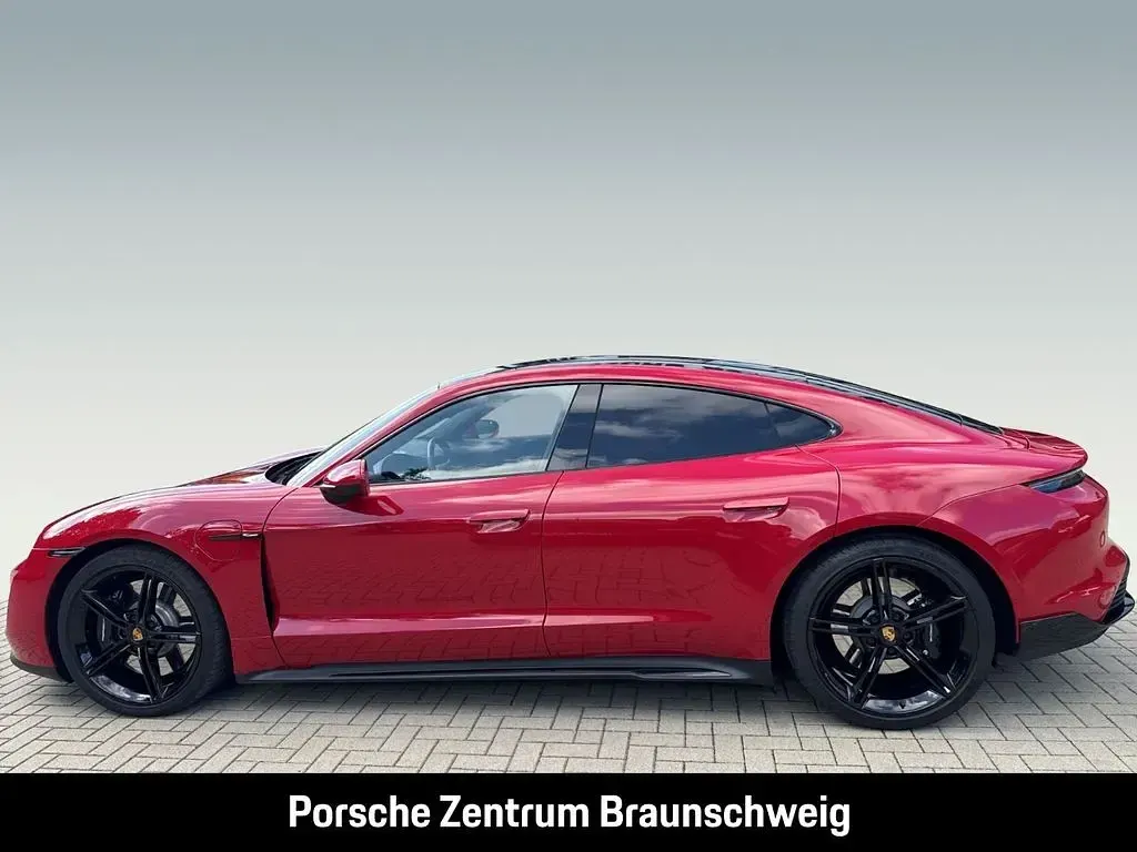 Gebraucht Porsche Taycan 4S 419 kW (571 PS) 2022 Rot Limousine