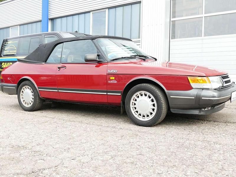 Gebraucht Saab 900 Cabriolet 160 PS (117 kW) 1987 Kirschrot Cabrio