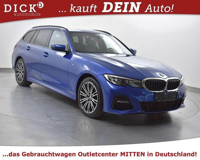 Portimaoblau met. Gebraucht 2021 BMW 330e M Sport Kombi | 25.750 € (Superpreis) - Bild 1/4