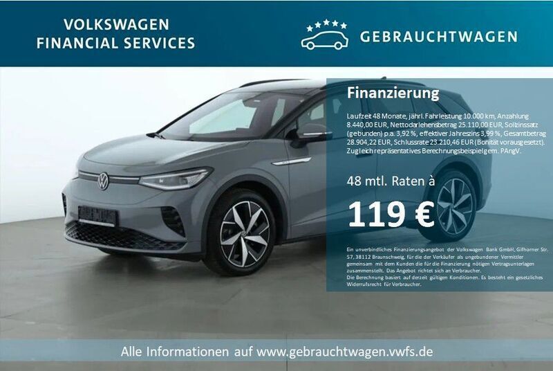 Mondsteingrau Gebraucht 2022 VW ID.4 GTX SUV | 33.550 € (Superpreis) - Bild 1/4