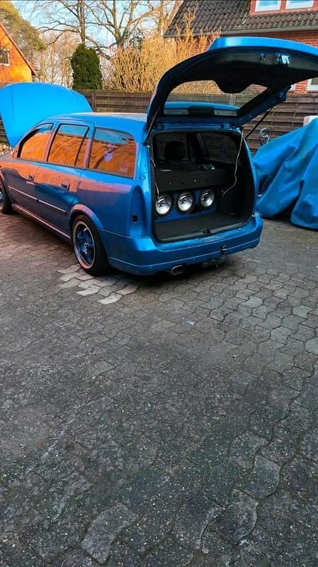 Gebraucht Opel Astra 75 PS (55 kW) 1999 Blau Kombi