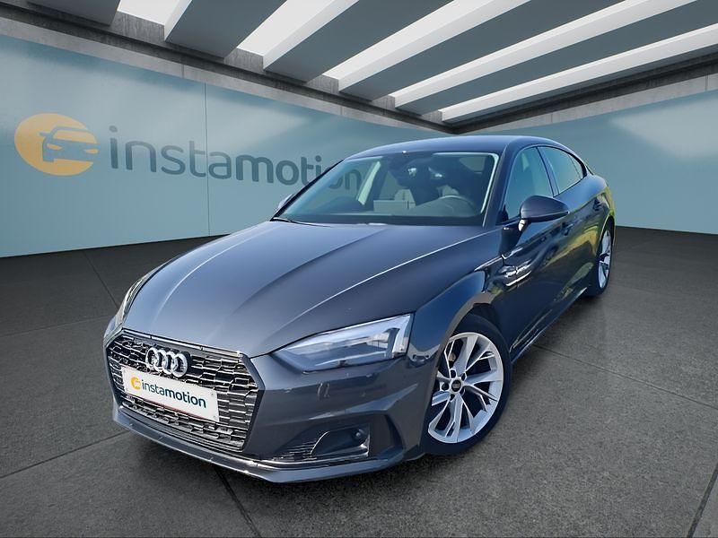 Grau Gebraucht 2021 Audi A5 Sportback Limousine | 30.249 € (Guter Preis) - Bild 1/4