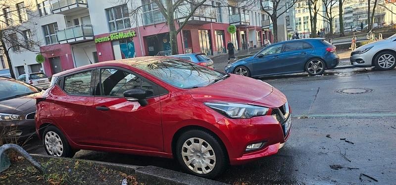 Rot Gebraucht 2019 Nissan Micra Acenta Kleinwagen | 7.500 € (Guter Preis) - Bild 1/4
