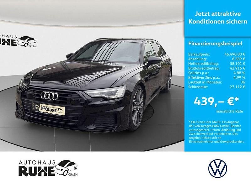 Schwarz Gebraucht 2022 Audi A6 Sport Kombi | 46.490 € (Teuer) - Bild 1/4