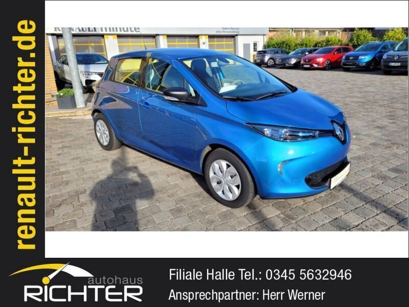 Blau Gebraucht 2018 Renault Zoe Life Kleinwagen | 7.995 € - Bild 1/4