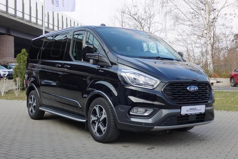 Gebraucht Ford Tourneo Custom Active 150 PS (110 kW) 2023 Obsidianschwarz metallic Van