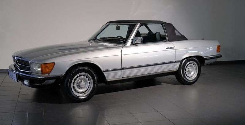 Silber Gebraucht 1977 Mercedes SL280 Cabrio | 45.900 € - Bild 1/4