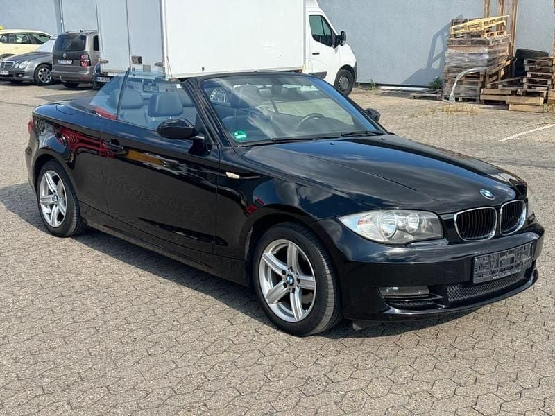Schwarz Gebraucht 2009 BMW 118 Cabriolet Cabrio | 5.950 € (Guter Preis) - Bild 1/4