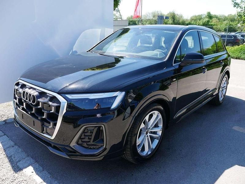 Mythosschwarz metallic Neu 2025 Audi Q7 S-Line SUV | 74.790 € (Fairer Preis) - Bild 1/4