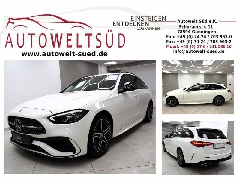 Polarweiß Gebraucht 2021 Mercedes C300 AMG Kombi | 35.900 € (Fairer Preis) - Bild 1/4
