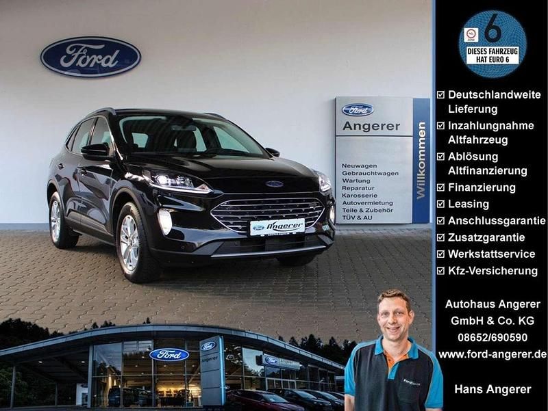 Agate black metallic Gebraucht 2021 Ford Kuga Titanium SUV | 18.490 € (Guter Preis) - Bild 1/4