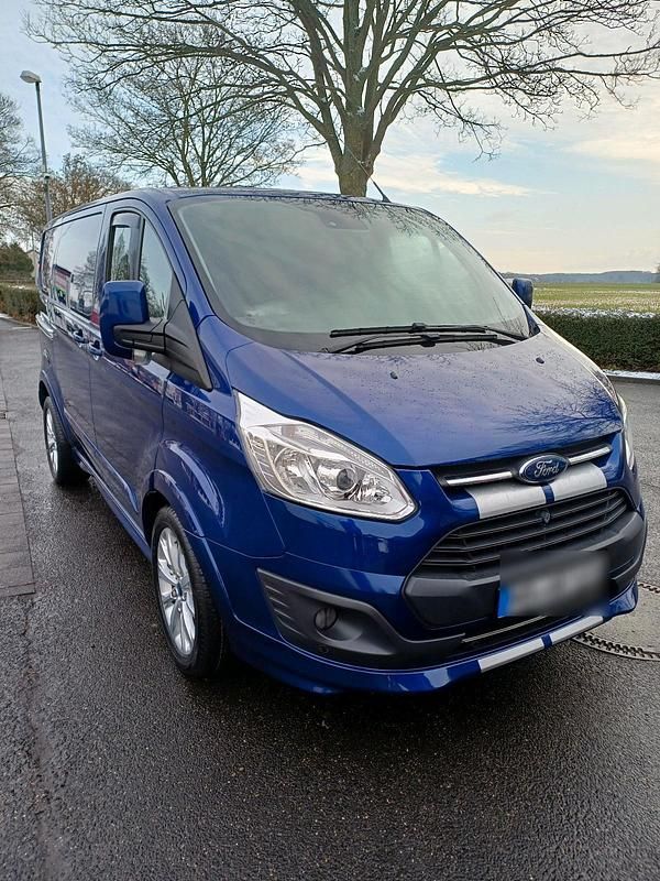 Blau Gebraucht 2017 Ford Transit Custom Sport Van / Kleinbus | 18.500 € (Superpreis) - Bild 1/4