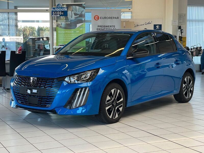 Blau Gebraucht 2024 Peugeot 208 Allure Kleinwagen | 22.500 € (Etwas zu teuer) - Bild 1/4