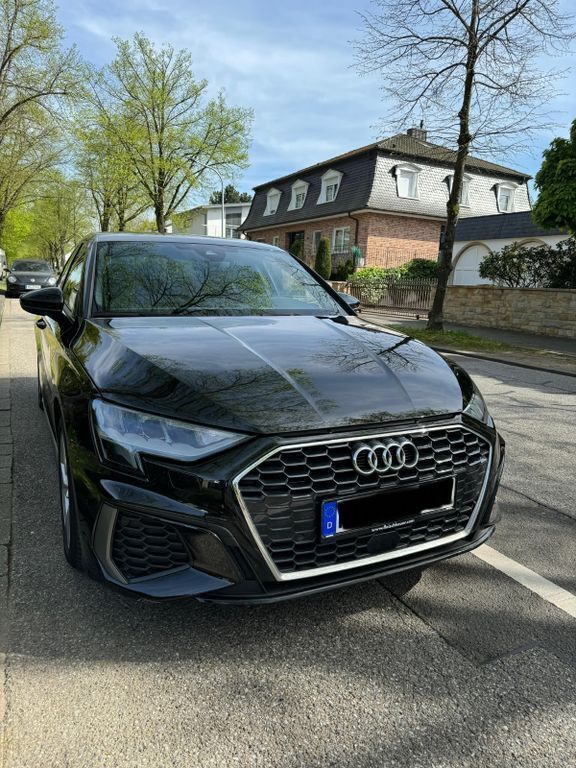 Schwarz Gebraucht 2021 Audi A3 S-Line Limousine | 22.900 € (Guter Preis) - Bild 1/4