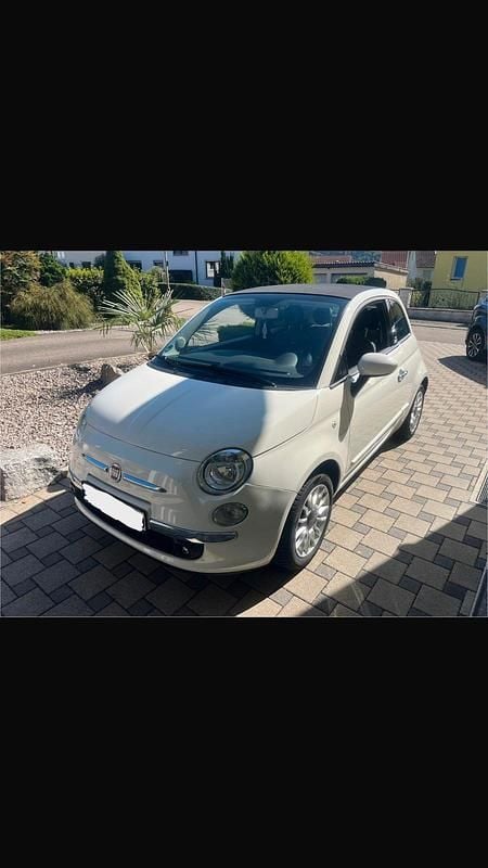 Weiß Gebraucht 2012 Fiat 500C Lounge Cabrio | 6.799 € (Fairer Preis) - Bild 1/4
