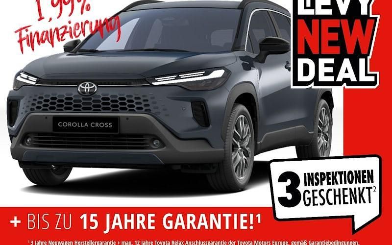 Massive grey metallic Neu 2025 Toyota Corolla Cross SUV | 37.119 € (Teuer) - Bild 1/4