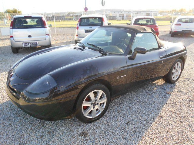 Gebraucht Fiat Barchetta 131 PS (96 kW) 2000 Schwarz metallic Cabrio