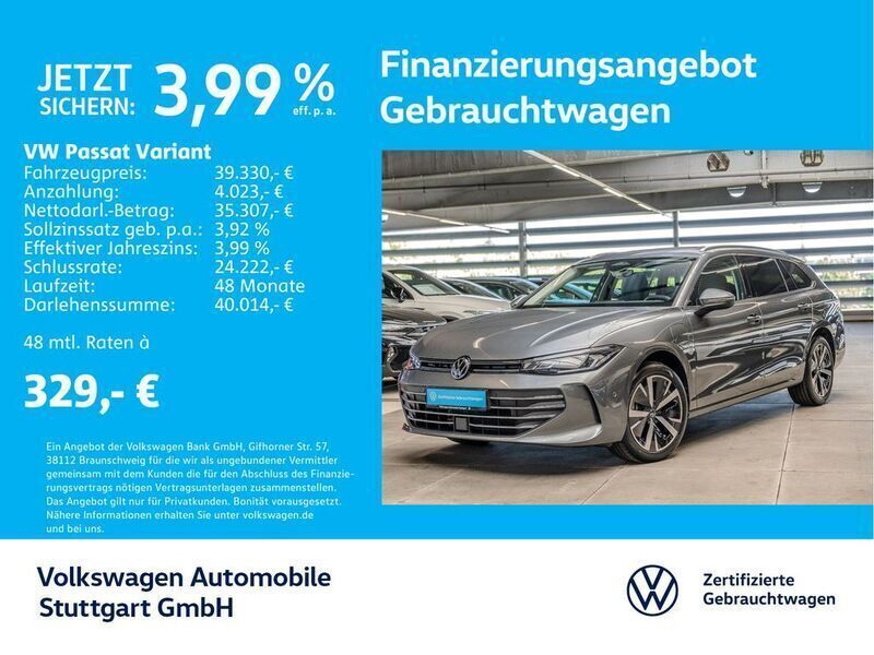 Diabasgrau metallic Gebraucht 2024 VW Passat Business Kombi | 39.330 € - Bild 1/3
