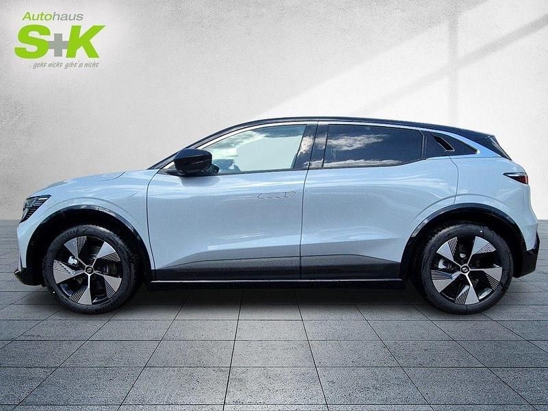 Neu Renault Megane E-Tech Iconic 159 kW (217 PS) 2025 Rafalgrau metallic, black pearlschwarz metallic (grau) Limousine