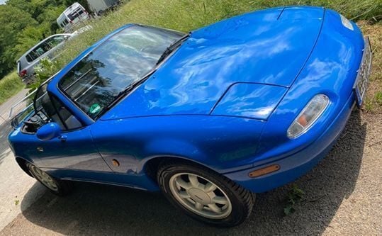 Blau Gebraucht 1990 Mazda MX5 Cabrio | 11.850 € - Bild 1/4