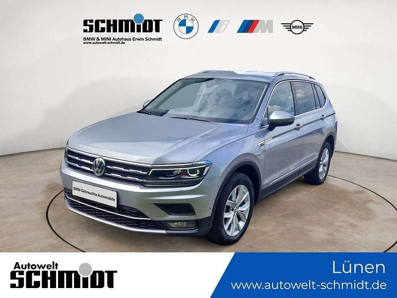 Pyritsilber metallic Gebraucht 2019 VW Tiguan Allspace Highline SUV | 20.690 € - Bild 1/4