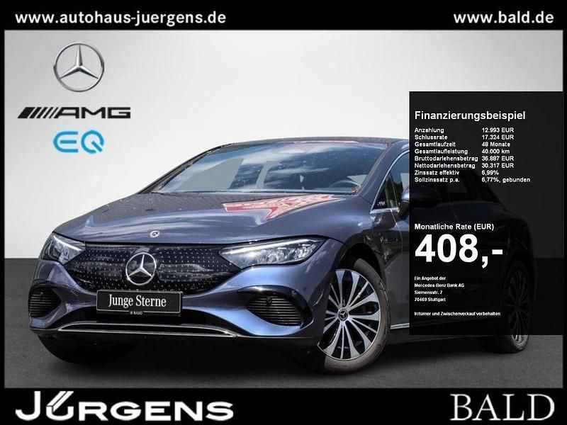 Sodalithblau Gebraucht 2024 Mercedes EQE300 Electric Art Limousine | 47.490 € (Fairer Preis) - Bild 1/4