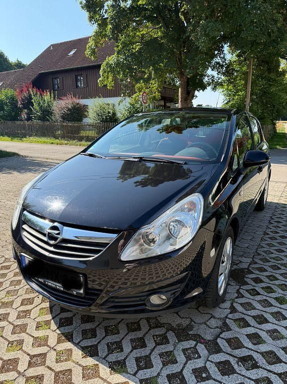 Schwarz Gebraucht 2007 Opel Corsa Limousine | 999 € (Guter Preis) - Bild 1/4