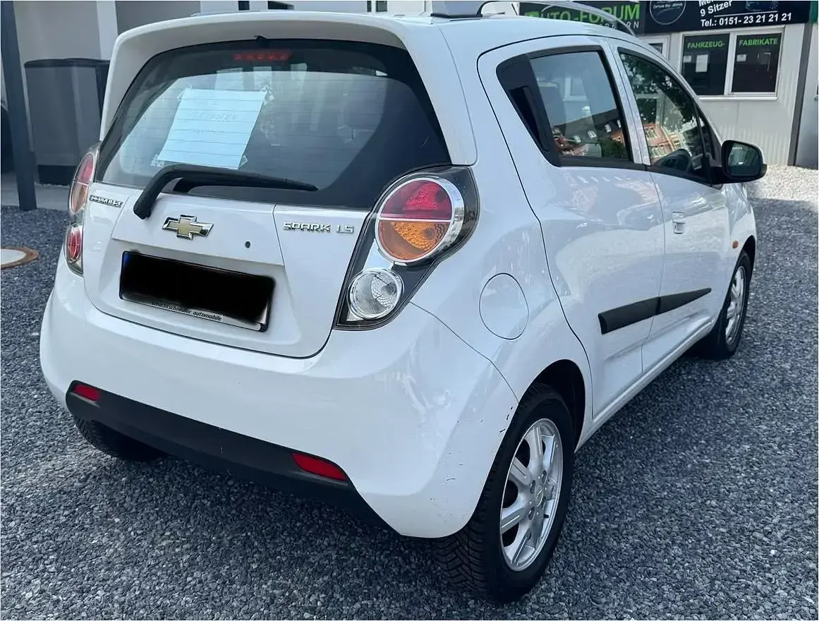 Gebraucht Chevrolet Spark 2013 Weiß Kleinwagen