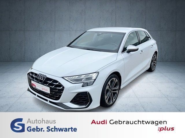 Gletscherweiß metallic Gebraucht 2024 Audi S3 Ambiente Limousine | 44.750 € (Superpreis) - Bild 1/4