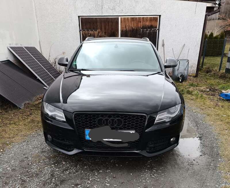 Schwarz Gebraucht 2008 Audi A4 S-Line Kombi | 6.950 € - Bild 1/4