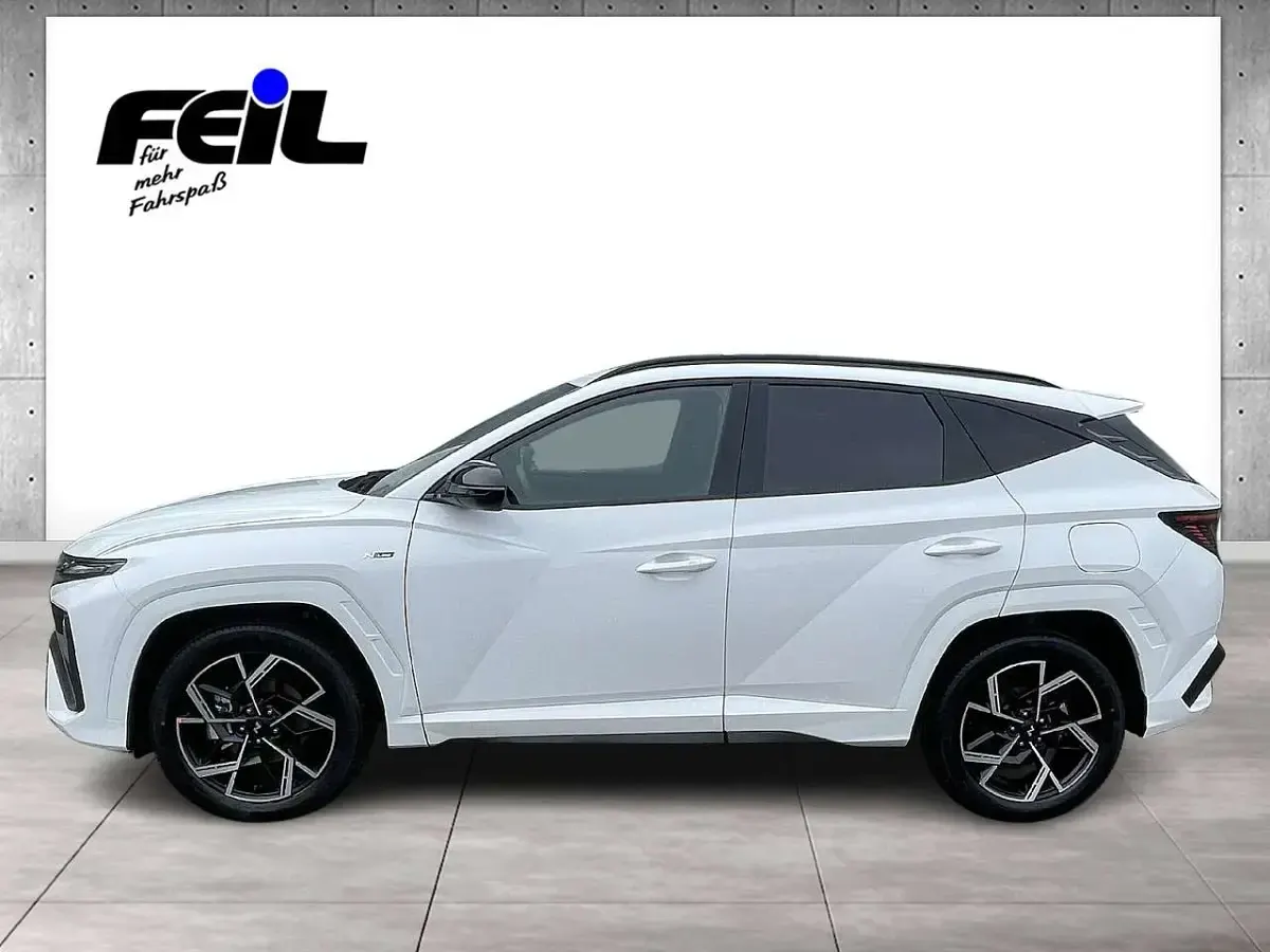 Neu Hyundai Tucson N Line 150 PS (110 kW) 2025 Atlas white SUV