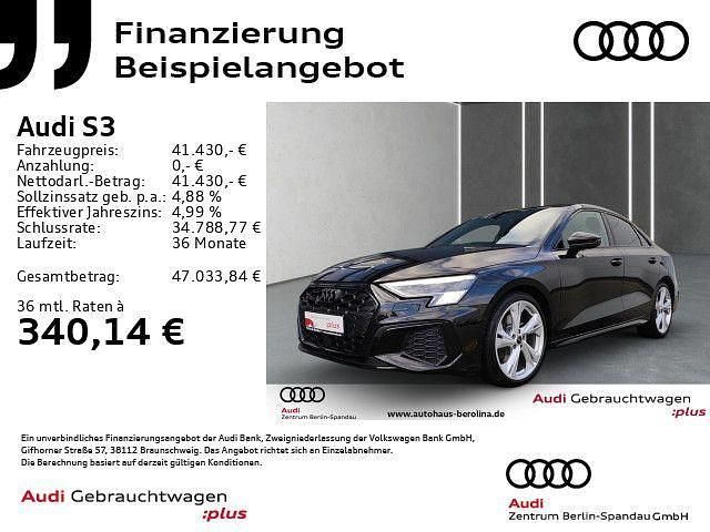 Schwarz Gebraucht 2024 Audi S3 Ambiente Limousine | 41.430 € (Fairer Preis) - Bild 1/4