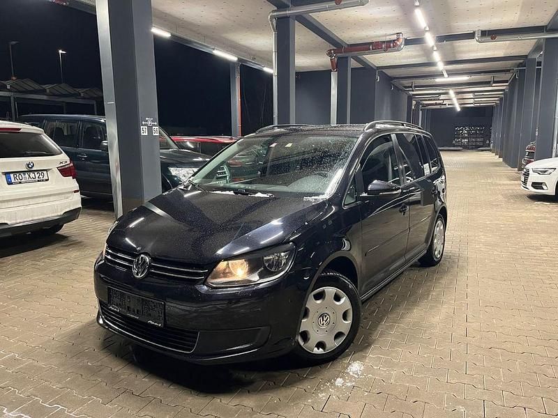 Schwarz Gebraucht 2011 VW Touran Comfortline Van / Kleinbus | 3.999 € (Superpreis) - Bild 1/4