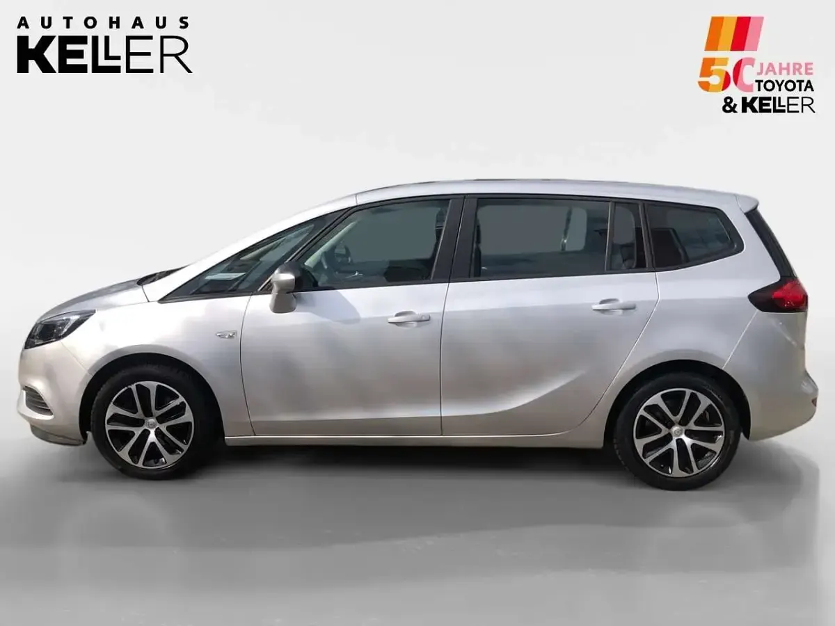 Gebraucht Opel Zafira Edition 136 PS (100 kW) 2018 Silber Van / Kleinbus
