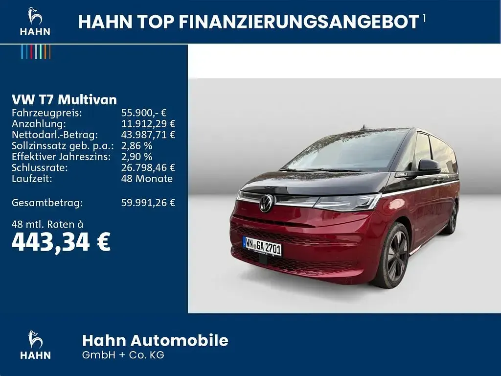 Begagnad VW Multivan Style 150 HK (110 kW) 2024 Svart Minibuss