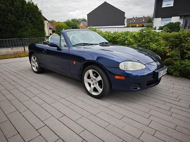 Gebraucht Mazda MX5 110 PS (80 kW) 2003 Blau Cabrio