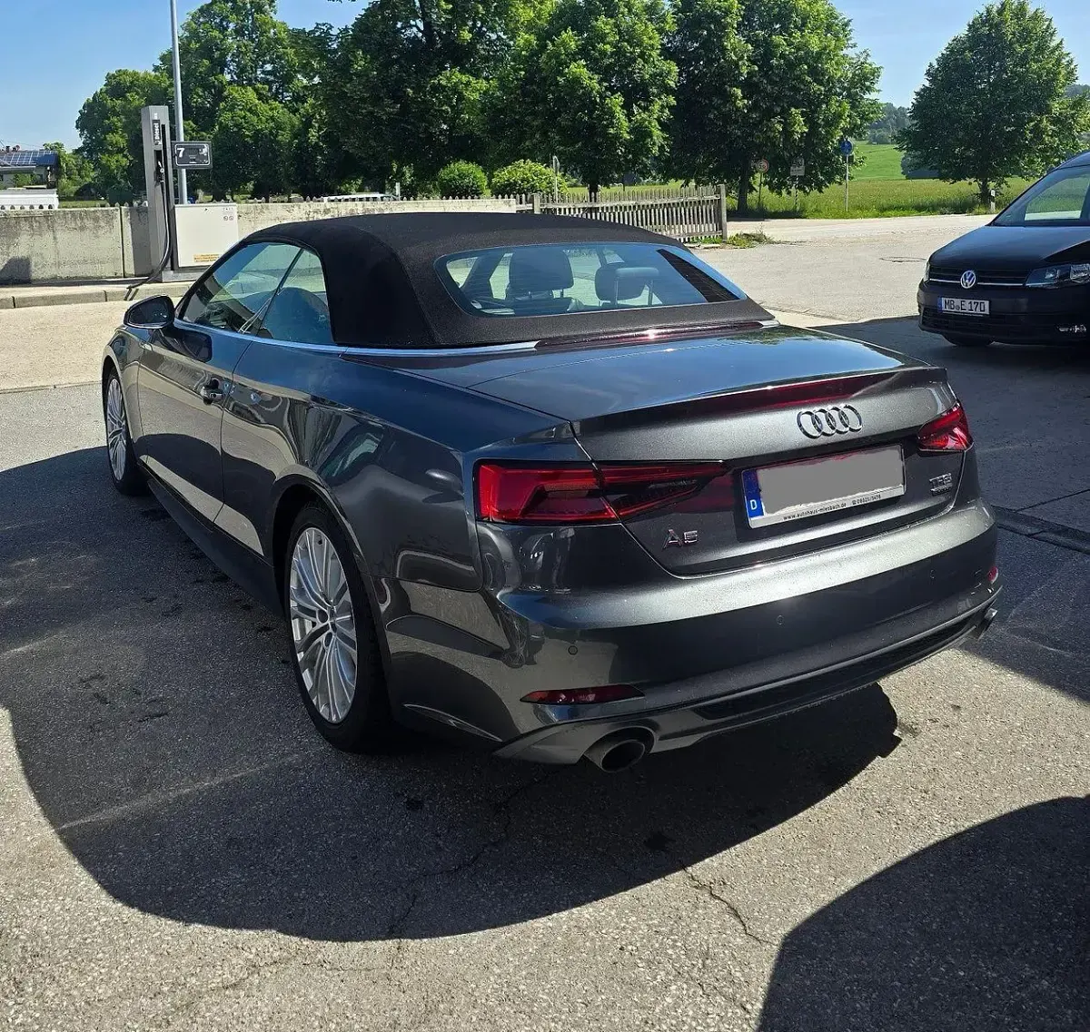 Gebraucht Audi A5 Cabriolet S-Line 252 PS (185 kW) 2017 Grau Cabrio