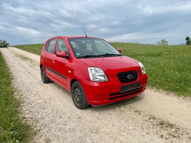 Rot Gebraucht 2006 Kia Picanto LX Kleinwagen | 330 € (Superpreis) - Bild 1/4