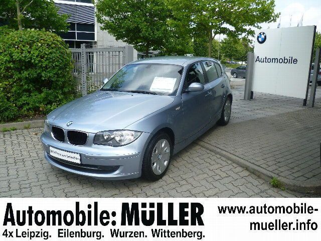 Blau metallic Gebraucht 2008 BMW 118 Advantage Kleinwagen | 14.980 € - Bild 1/4