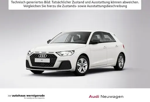Neu Audi A1 Sportback Basis 95 PS (69 kW) 2026 Weiß Kleinwagen