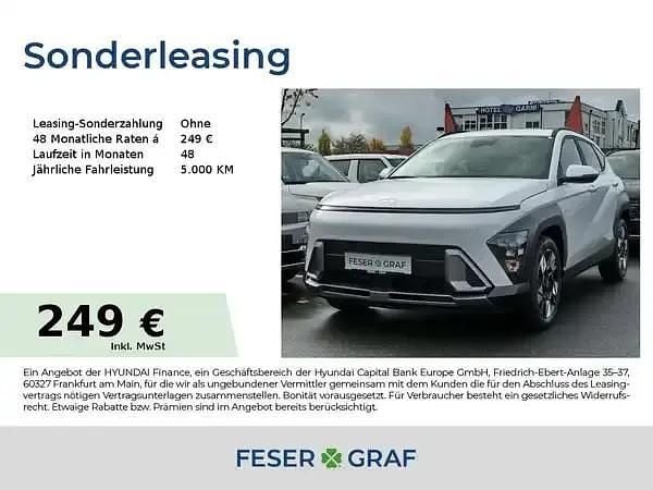 Neu Hyundai Kona 139 PS (102 kW) 2025 Atlas white SUV