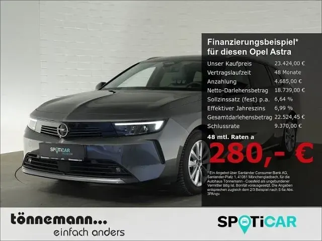 Usata Opel Astra Elegance 131 CV (96 kW) 2024 Utilitaria
