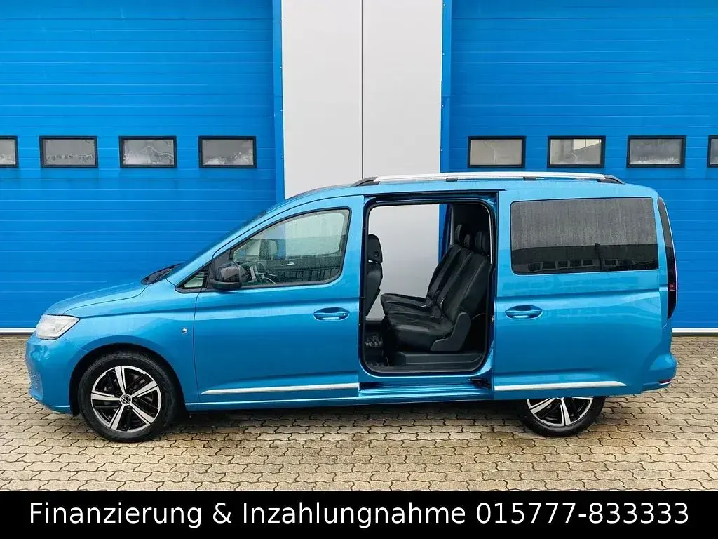 Gebraucht VW Caddy Maxi Style 114 PS (83 kW) 2022 Blau Van / Kleinbus