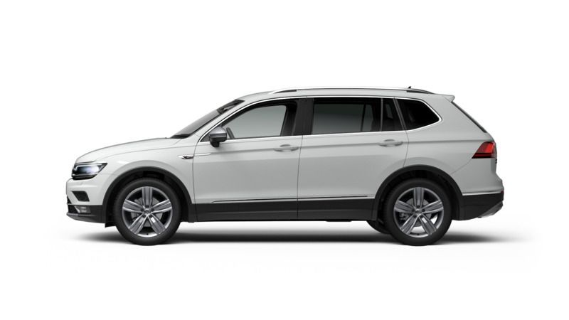 Gebraucht VW Tiguan Allspace Highline 150 PS (110 kW) 2020 Weiß SUV
