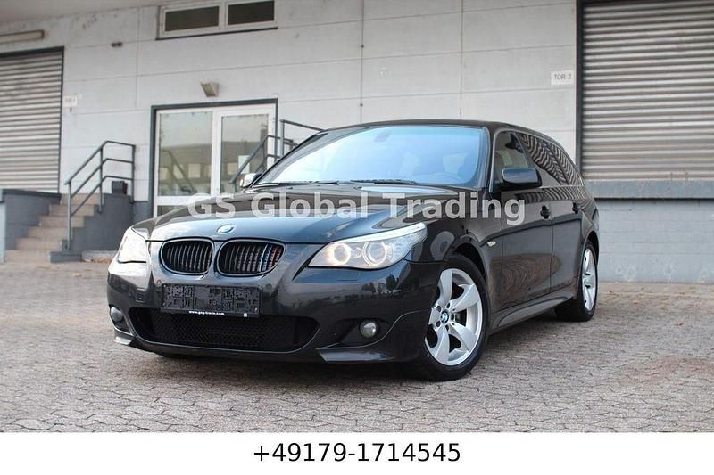 Schwarz Gebraucht 2008 BMW 525 M Sport Kombi | 4.930 € (Guter Preis) - Bild 1/4