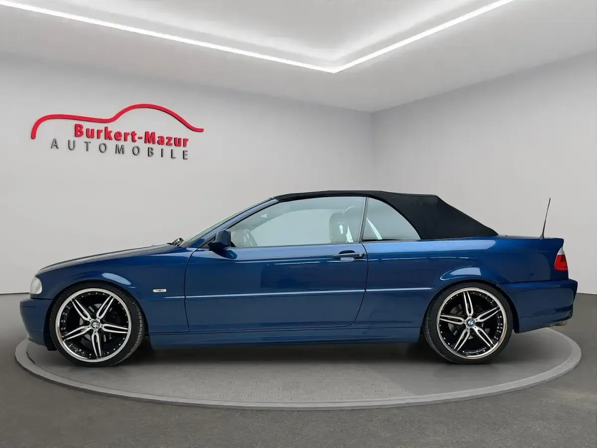 Gebraucht BMW 318 Cabriolet Sport Line 143 PS (105 kW) 2002 Blau Cabrio